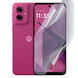 Плёнка гидрогелевая для Motorola G55 (PB5U0011RS) глянцевая противоударная на моторола г55 прозрачная 0013677 фото 1