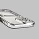 Чохол для Apple iPhone 13 Pro Max зі срібною окантовкою з кишенькою для карток на айфон 13 про макс срібний 0013007 фото 5