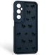 Чехол силиконовый Soft Touch с 3D принтом для Realme C65 черный (Полная защита камеры) 0057532 фото 1
