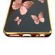 Чохол для TECNO Spark Go 2024 (BG6) з принтом золоті метелики глянцевий із захистом камери із золотою окантовкою 0059492 фото 6