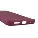 Чохол для Motorola Moto G24 (PB1E0003RS) силіконовий з мікрофіброю нековзний на моторола г24 бордовий 0031773 фото 5