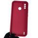 Чохол силіконовий Soft Touch з 3D принтом кумедний тед ведмідик для Tecno Spark 6 Go (KE5) бордовий (Повний захист камери) 0049413 фото 3