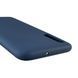 Чехол для Samsung Galaxy A50 (SM-A505F) силиконовый с микрофиброй нескользящий на самсунг а50 темно-синий 0031975 фото 6