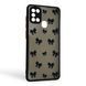 Чехол для телефона Samsung Galaxy A21s (SM-A217F) с 3D принтом бантиков с высокими бортами на самсунг а21с черный 0033528 фото 1