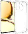Чехол для Realme C51 прозрачный с бронь углами с защитой камеры противоударный (борта выше экрана, реалми с51)
