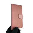 Чехол-книжка для телефона OPPO A74 (4G) кожанная с магнитной застежкой на оппо а74 4г розовая