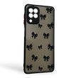 Чехол для телефона Samsung Galaxy A22 4G (SM-A225F) с 3D принтом бантиков с высокими бортами на самсунг а22 черный 0033529 фото