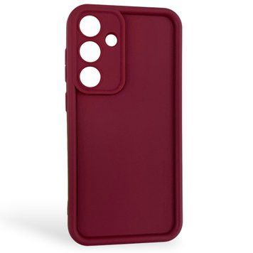 Чехол силиконовый Soft Touch для Samsung Galaxy S25 Plus бордовый (Полная защита камеры) 0054170 фото