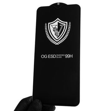 Защитное стекло 99H ESD для телефона Realme 5 Pro противоударное на реалми 5 про чёрное 0007981 фото