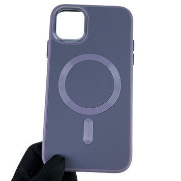Чохол для Apple iPhone 11 шкіряний з MagSafe з мікрофіброю на айфон 11 лавандовий 0000246 фото