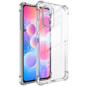 Чехол для Xiaomi Redmi K40 с бронь углами и бортами выше экрана прозрачный (сяоми редми к40) 0061749 фото