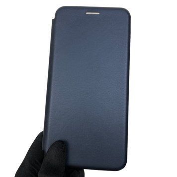 Чехол-книжка для Xiaomi Redmi Note 8 Pro с подставкой на сяоми редми нот 8 про тёмно-синяя 0002095 фото