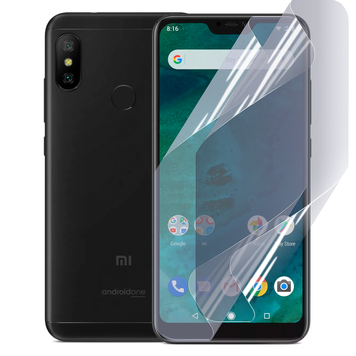 Плёнка гидрогелевая для Xiaomi Mi A2 Lite глянцевая противоударная на сяоми ми а2 лайт прозрачная 0003376 фото