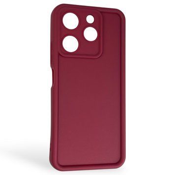 Чехол силиконовый Soft Touch для TECNO Spark 10 Pro (KI7) бордовый (Полная защита камеры) 0044066 фото