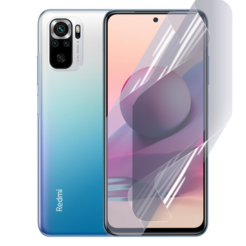 Плёнка гидрогелевая для Xiaomi Redmi Note 10S глянцевая противоударная на сяоми редми нот 10с прозрачная 0003450 фото