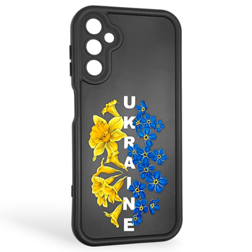 Чехол силиконовый Soft Touch с 3D принтом для Samsung Galaxy A14 5G (SM-A146) черный (Полная защита камеры) 0041901 фото