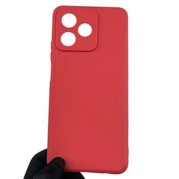 Чехол для Realme C51 с квадратными гранями с защитой камеры на реалми с51 красный 0012528 фото
