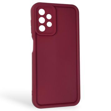 Чехол силиконовый Soft Touch для Samsung Galaxy A13 4G (SM-A135F) бордовый (Полная защита камеры) 0044016 фото