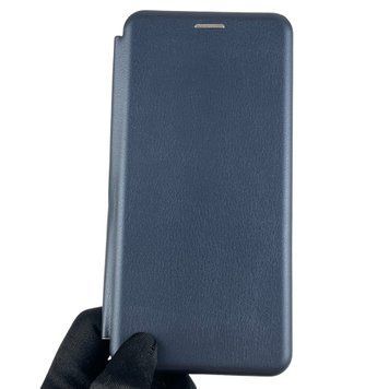Чохол-книжка для Motorola Moto E20 з підставкою на моторола е20 темно-синя 0000801 фото