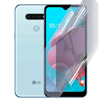 Плёнка гидрогелевая для LG Q51 глянцевая противоударная на лг к51 прозрачная 0035840 фото