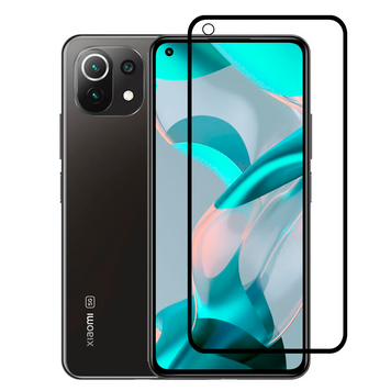 Защитное стекло для телефона Xiaomi Mi 11 Lite 5G NE противоударное на сяоми ми 11 лайт 5г не черное 0038833 фото
