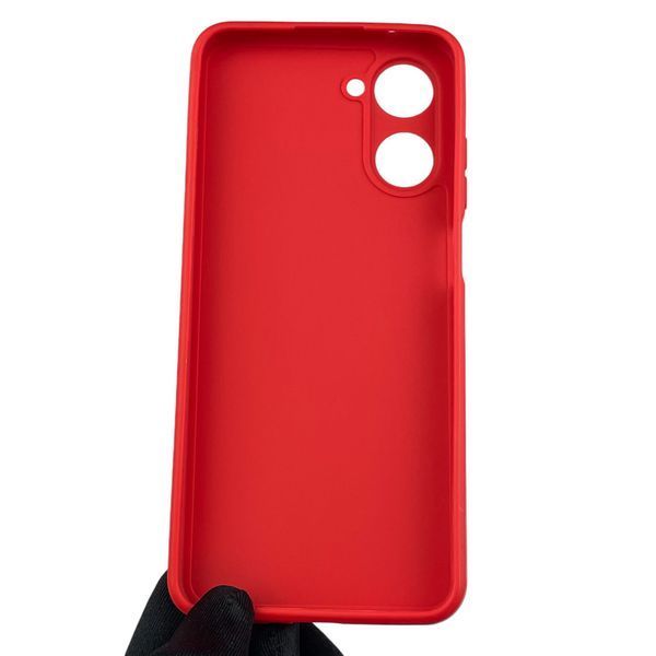 Чехол для Realme 10 4G с квадратными гранями с защитой камеры на реалми 10 4г красный 0012478 фото