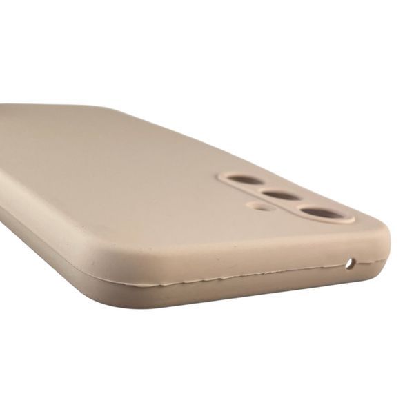 Чохол для Samsung Galaxy A54 5G (SM-A546E) силіконовий з мікрофіброю нековзний на самсунг а54 5г пудровий 0032067 фото