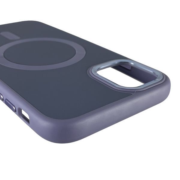 Чохол для Apple iPhone 11 шкіряний з MagSafe з мікрофіброю на айфон 11 лавандовий 0000246 фото