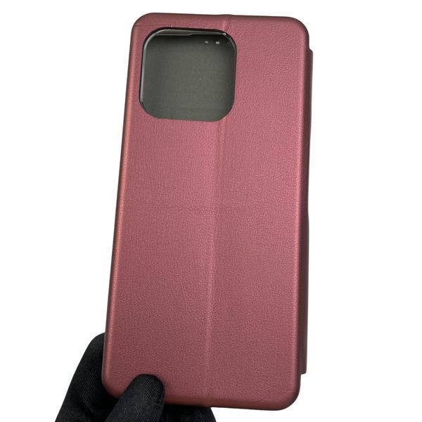 Чохол-книжка для Xiaomi Redmi 12C з підставкою на сяомі редмі 12с бордова 0002065 фото