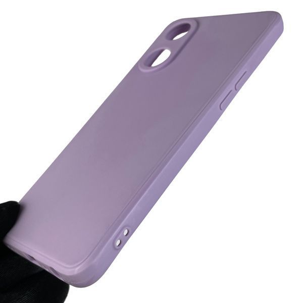 Чохол для OPPO Reno 8T 4G з квадратними гранями із захистом камери на оппо рено 8т 4г бузковий 0002657 фото