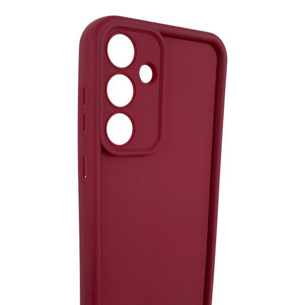 Чехол силиконовый Soft Touch для Samsung Galaxy S25 Plus бордовый (Полная защита камеры) 0054170 фото