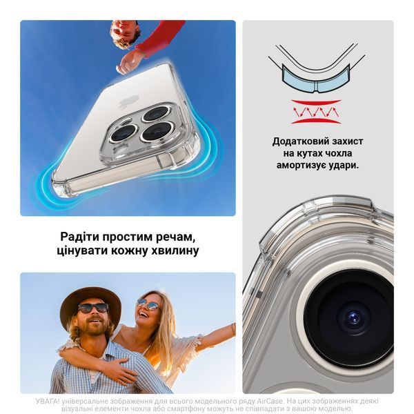 Прозорий чохол для Xiaomi Poco X7 з кутами-амортизаторами із захистом камери протиударний (сяоми поко х7) 0061809 фото