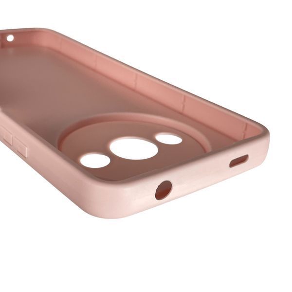 Чехол силиконовый Soft Touch с 3D принтом смешного теда мишки для Xiaomi Redmi A3 розовый (Полная защита камеры) 0049254 фото