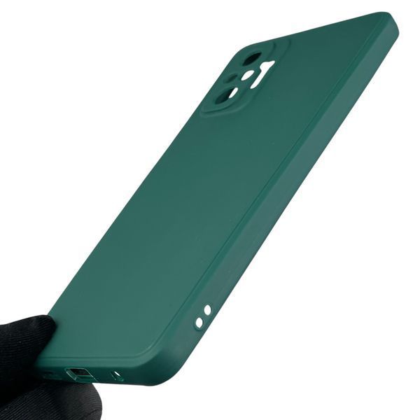 Чехол для Xiaomi Redmi Note 10 Pro с квадратными гранями с защитой камеры на сяоми редми нот 10 про зелёный 0012780 фото