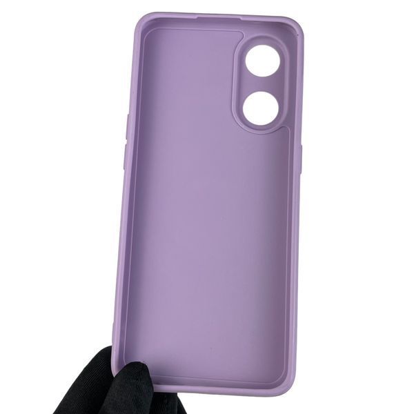 Чохол для OPPO Reno 8T 4G з квадратними гранями із захистом камери на оппо рено 8т 4г бузковий 0002657 фото