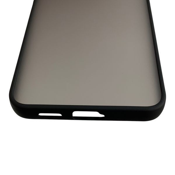 Чехол для Samsung Galaxy S25 FE черный матовый полупрозрачный (бампер, защита камеры) 0062208 фото