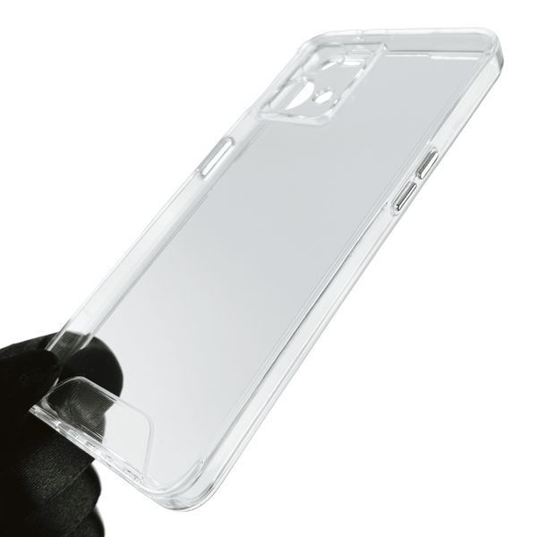 Чохол для Oppo Reno 7 4G CPH2363 щільний з металевимі кнопкамі на оппо рено 7 прозорий 0002333 фото
