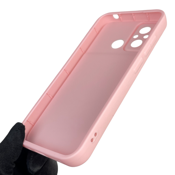 Чохол силіконовий Soft Touch з 3D принтом для Xiaomi Redmi 11A рожевий (Повний захист камери) 0040954 фото