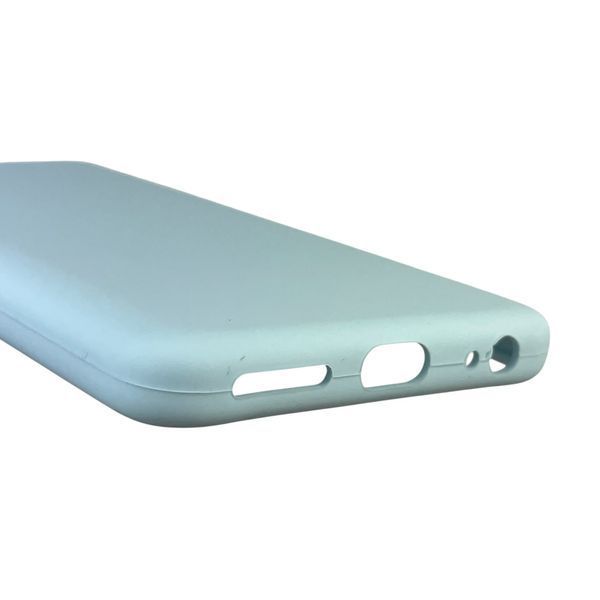 Чохол для Motorola Moto G32 (PAUU0013RS) силіконовий з мікрофіброю нековзний на моторола г32 блакитний 0031780 фото