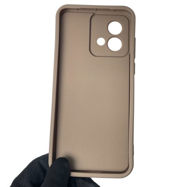 Чехол силиконовый Soft Touch с 3D принтом смешного теда мишки для Motorola Moto G84 (PAYM0011RS) коричневый (Полная защита камеры) 0049139 фото