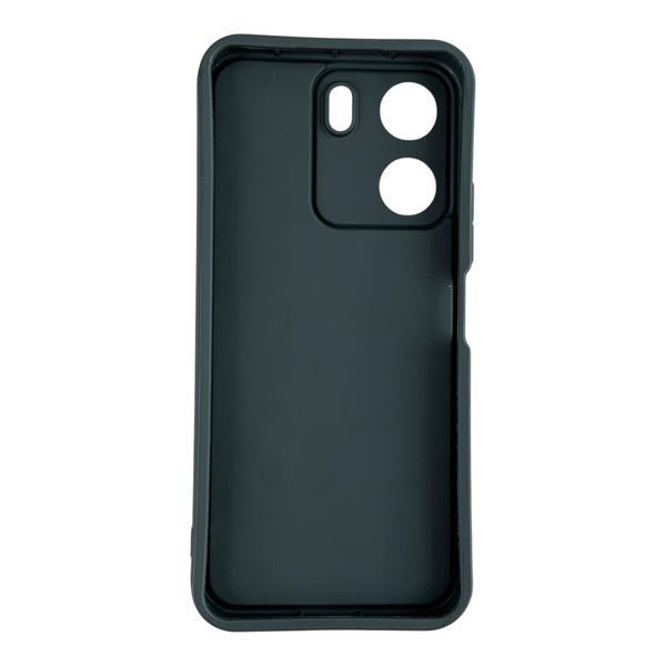 Чехол для Xiaomi Poco C65 черный с 3D фигурками (кофе, софт-тач) 0062421 фото