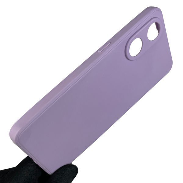 Чохол для OPPO Reno 8T 4G з квадратними гранями із захистом камери на оппо рено 8т 4г бузковий 0002657 фото
