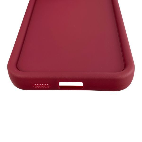 Чехол силиконовый Soft Touch для Samsung Galaxy S25 Plus бордовый (Полная защита камеры) 0054170 фото