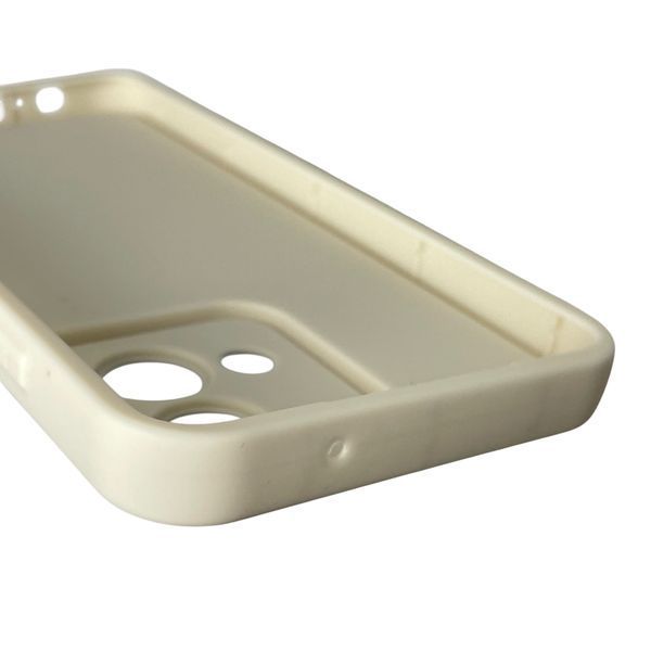 Чохол силіконовий Soft Touch з 3D принтом милий ведмедик для Motorola Moto G84 (PAYM0011RS) молочний (Повний захист камери) 0044744 фото
