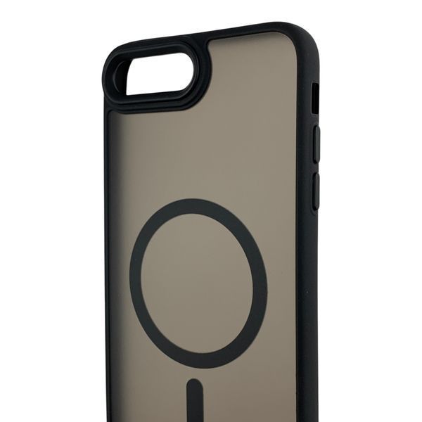 Чехол MagSafe для Apple iPhone 7 Plus черный (матовый, магнитный) 0059696 фото