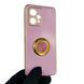 Чехол для Realme 9 с кольцом-подставкой с золотой окантовкой на реалми 9 черничный gs1 0020502 фото 1