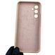 Чохол для Samsung Galaxy A54 5G (SM-A546E) силіконовий з мікрофіброю нековзний на самсунг а54 5г пудровий 0032067 фото 6