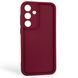 Чехол силиконовый Soft Touch для Samsung Galaxy S25 Plus бордовый (Полная защита камеры) 0054170 фото 1