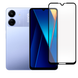Защитное стекло МАТОВОЕ для телефона Huawei Honor 8S противоударное полноэкранное на хонор 8с черное 0039134 фото 1