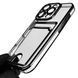 Чохол для Apple iPhone 16 Pro із чорною окантовкою з кишенькою для карток на айфон 16 про чорний 0013031 фото 3